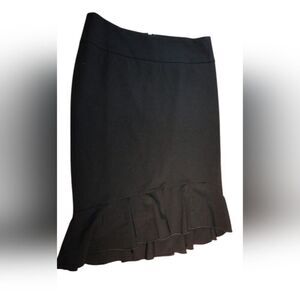 Elegant Black Skirt Flounce Express Design Studio Womens Formal Black Size 2